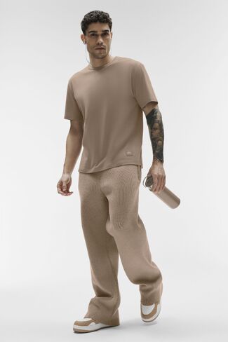 Alo Yoga Street Essential Tee - Gravel in Saudi Arabia