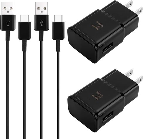 Phone Charger USB C Charger Fast Samsung Charger Type C Chargers Fast Charging Android Charger for Samsung Galaxy S26/S25/S24/S23/S22/S21/S20/S10/S10/S10E/S9/S8,Note 8 9 10 with 6.6Ft Cable Cord in Saudi Arabia