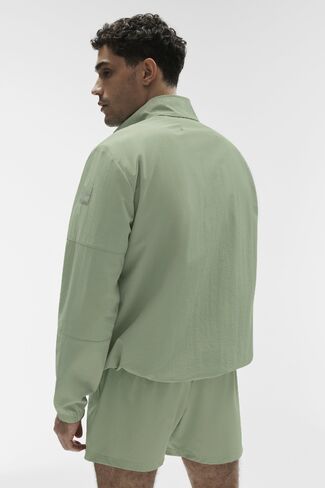 Alo Yoga Light Weight Takeaway Track Pullover - Dune Grass in Kuwait