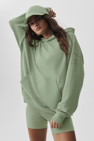 Alo Yoga Double Take Hoodie - Dune Grass in Kuwait