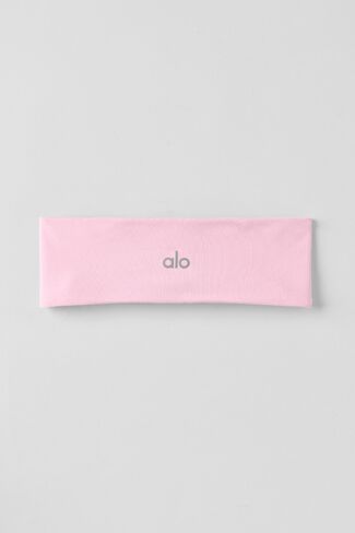 Alo Yoga Performance Conquer Headband - Pink Marshmallow - Pink Marshmallow / One Size in Saudi Arabia