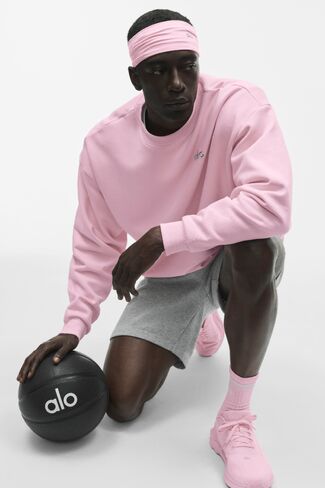 Alo Yoga Performance Conquer Headband - Pink Marshmallow - Pink Marshmallow / One Size in Saudi Arabia