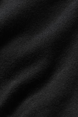 Alo Yoga Scholar Knit My Service كم قصير - أسود/أبيض in Kuwait