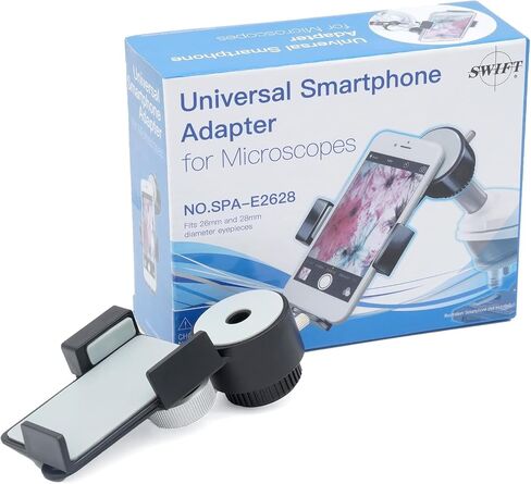 Swift Microscope Lens Adapter, Smartphone Camera Adapter Mount, Microscope Accessory (26mm28mm) in Saudi Arabia