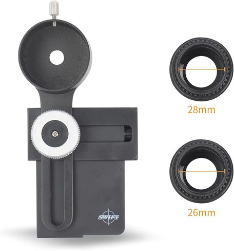 Swift Microscope Lens Adapter, Smartphone Camera Adapter Mount, Microscope Accessory (26mm28mm) in Saudi Arabia