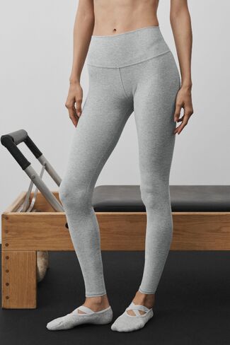 Alo Yoga Alosoft High-Waist 7/8 Highlight Legging - Vintage Athletic Heather in Kuwait