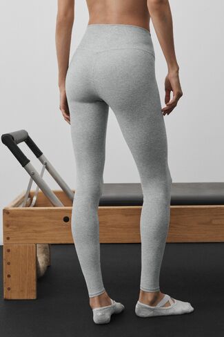 Alo Yoga Alosoft High-Waist 7/8 Highlight Legging - Vintage Athletic Heather in Kuwait