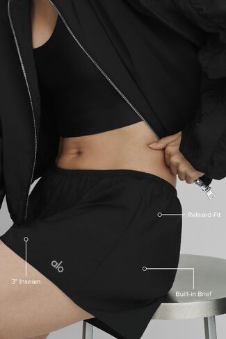 Alo Yoga High-Waist Prismatic Short - Black in Kuwait