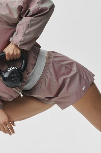 Alo Yoga High-Waist Prismatic Short - Pink Moonlight in Kuwait
