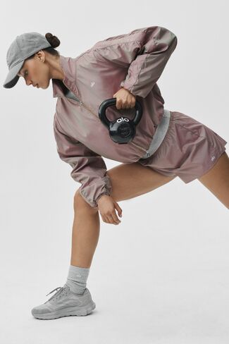Alo Yoga High-Waist Prismatic Short - Pink Moonlight in Kuwait