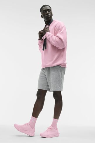 Alo Yoga Accolade Crew Neck Pullover - Pink Marshmallow in Kuwait
