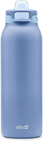 Ello Pop & Fill Insulated Stainless Steel Water Bottle with Quick Fill Lid, Leakproof Locking, Sip or Chug Spout, BPA-Free, Double Wall Vacuum Insulated for Sports, Travel & School- 22oz / 32oz / 40oz in Saudi Arabia