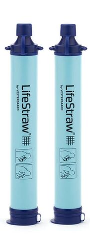 LifeStraw Personal Water Filter for Hiking,Travel and Emergency, Blue, 2PK | Water Filter for Hiking, Camping, Travel, and Emergency Preparedness, Removes Bacteria & Parasites in Saudi Arabia