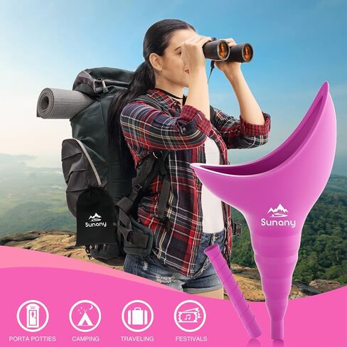 Female Urination Device, Reusable Female Urinal Silicone Women Pee Funnel in Saudi Arabia