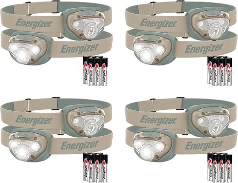 Energizer LED Headlamp PRO (2-Pack), IPX4 Water Resistant Head Light | Hands-free light, camping headlamps for indoor and outdoor use, 260 lumens, head lights for forehead, 3 modes in Saudi Arabia