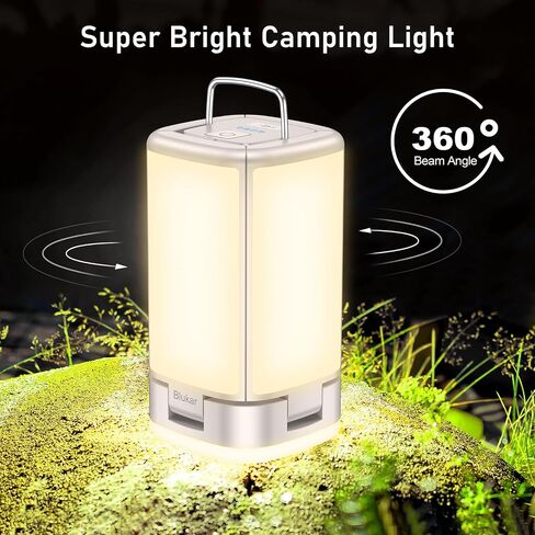 Blukar 116 LED Camping Lantern Rechargeable, Super Bright Camping Lights | 7 Modes, Innovative Foldable & Expandable Design,Long-Lasting Portable Tent Lamp Essentials for Power Out,Emergency,Hurricane in Saudi Arabia