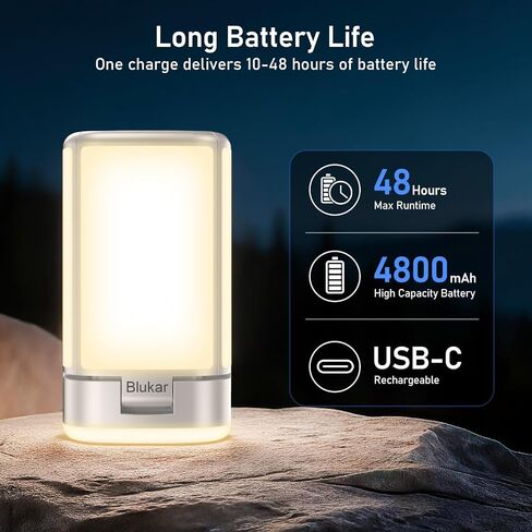 Blukar 116 LED Camping Lantern Rechargeable, Super Bright Camping Lights | 7 Modes, Innovative Foldable & Expandable Design,Long-Lasting Portable Tent Lamp Essentials for Power Out,Emergency,Hurricane in Saudi Arabia