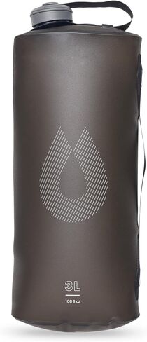 HydraPak Seeker Collapsible Camping Water Storage (2L, Mammoth Grey) | BPA & PVC Free, Leakproof, Ultra-Light, Filter Compatible, Ultra-Durable, for Camping, Backpacking, Emergency Preparedness in Saudi Arabia