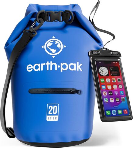 Earth Pak Waterproof Dry Bag with Zippered Pocket - Waterproof Dry Bag Backpack Keeps Gear Dry in Saudi Arabia