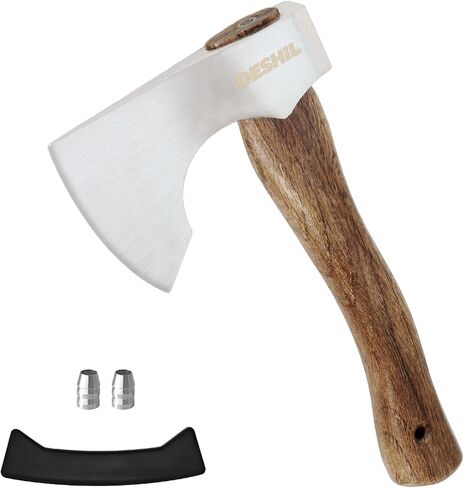 10 inch Outdoor Hatchet Axe Mini Camping Axe with Sheath-Blue | Fiberglass Shock Reduction Handle with Anti-Slip Grip for kindling, small branches and Backyard in Saudi Arabia