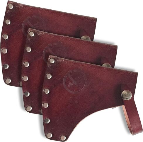 Leather Hatchet Sheath Axe Head Cover Protector with Secure Snaps, Heavy Duty Camping Axe Guard for Outdoor Hiking Camping Survival 1Pcs in Saudi Arabia