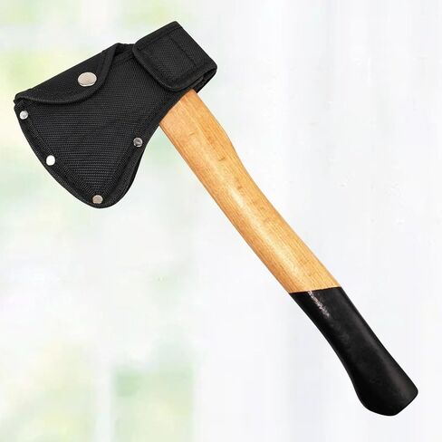 Hatchet Head Sheath Black Axe Sheath, Axe Head Cover for 1-1/4lb Axes, Double Snap Hatchets Blade Protector Hatchets Cover Hatchet Edge Protector for Outdoor Hiking Outdoors Work Axes Jacket in Saudi Arabia