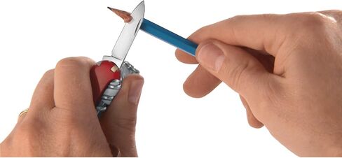 Victorinox Camper 13 Function Swiss Army Pocket Knife, Red | outdoors camping essential wood saw can opener and corkscreww in Kuwait