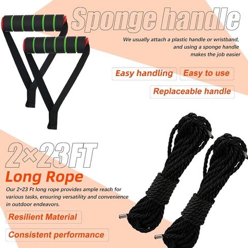 Rope Saw 55 inch High Limb Rope Saw with 70 Sharp Teeth, Rope Saw Tree Saw High Limb Both Sides, Pocket chainsaw in Saudi Arabia