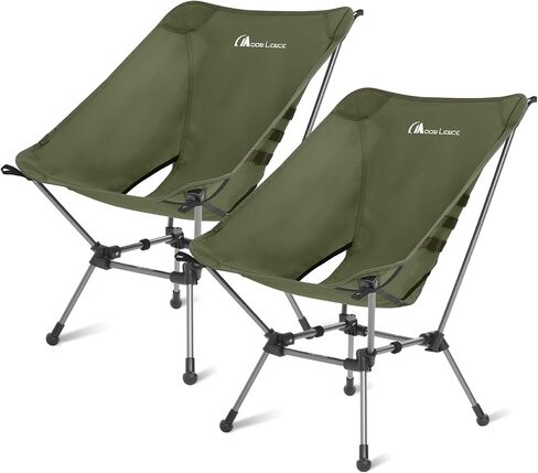 MOON LENCE Portable Camping Chair Plus, Larger & Roomier, Compact and Lightweight, Folding Chair for Backpacking Hiking Beach, Ultralight Camp Chair 330Lbs Capacity in Saudi Arabia