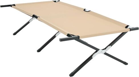 OLIXIS Camping Cot, Folding Cot, Guest Bed 73x35.8x17.7IN | Portable Army Cot 300 LBS for Adults, Sleeping Cot, Backyard Traveling Multi-Scene Sleeping Use in Saudi Arabia