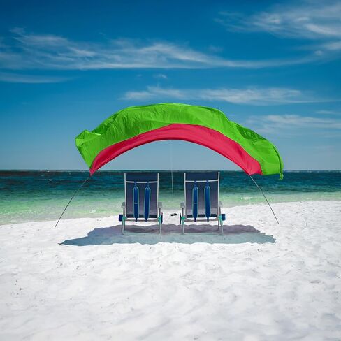 Shibumi Shade Quiet Canopy Version | Beach Tent | Sets Up in 3 Mins | 150 Sq. Ft. of Shade for up to 8 People | Includes Wind Assist | UPF 50+ Sun Protection in Saudi Arabia