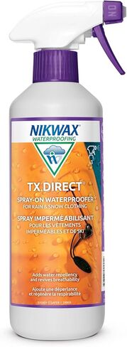 Nikwax TX.Direct Spray-On Waterproofing, 300ml, High Performance Waterproofing Renewal Treatment Restores DWR Water Repellency in Jackets, Outerwear, Rain, Ski and Snow Gear in Saudi Arabia