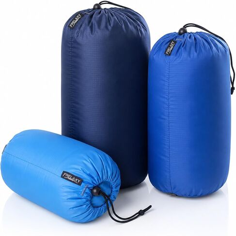 Frelaxy Stuff Sack Set 3-Pack (3L&5L&9L), Ultralight Ditty Bags with Dust Flap for Traveling Hiking Backpacking … in Kuwait