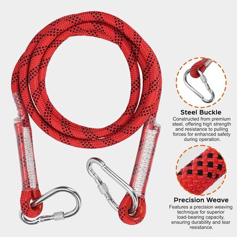 Tree Climbing Spikes Set,Adjustable Tree Climbing Gear,350lbs Load | Heavy Duty Steel Spurs with Rope & Spike Protectors, Complete Arborist Equipment,Jungle Survival & Fruit Picking Kit in Saudi Arabia