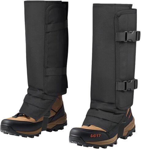 Snake Gaiters for Men Women, Balck Snake Bite Protective Gaiter Chaps Fit for Outdoor Hunting Hiking Farm Working Lawncare in Saudi Arabia