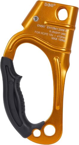 Handheld Anti Slip High-Altitude Device,Suitable for Rock Climbing, Tree Work, Etc.Suitable for Rope Clamps of 10-13mm Rope Equipment in Kuwait