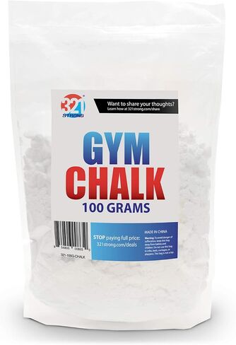 100 Gram (3.52 oz) Loose Gym Chalk - for Weightlifting, Rock Climbing, Kettlebells, and Gymnastics in Saudi Arabia