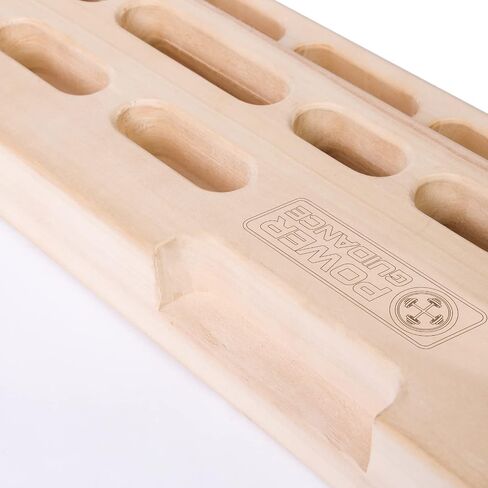 POWER GUIDANCE Rock Climbing Hangboard Wooden Hand Grip Strengthener Forearm Exerciser for Climbers Athletes in Kuwait