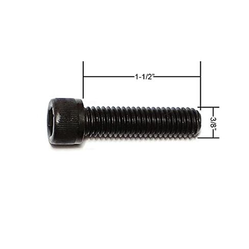Atomik 3/8 × 1-1/2 بوصة طويلة الخيوط بالكامل سبائك الصلب البراغي 25 حزمة الأجهزة المعمرة لتسلق الصخور يحمل 3/8-16 ألين رئيس المقبس غطاء الترباس مصممة للاستخدام الداخلي لوازم الجدار in Kuwait