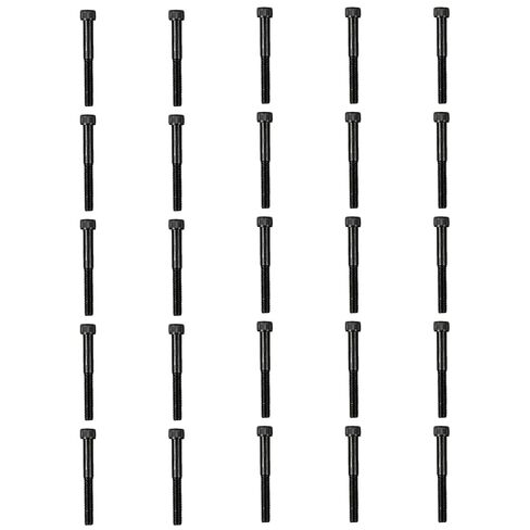 Atomik 3/8 × 1-1/2 بوصة طويلة الخيوط بالكامل سبائك الصلب البراغي 25 حزمة الأجهزة المعمرة لتسلق الصخور يحمل 3/8-16 ألين رئيس المقبس غطاء الترباس مصممة للاستخدام الداخلي لوازم الجدار in Kuwait