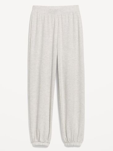 Old Navy Oversized Bounce Lite Bubble Jogger Sweatpants - Light Gray Heather in Kuwait