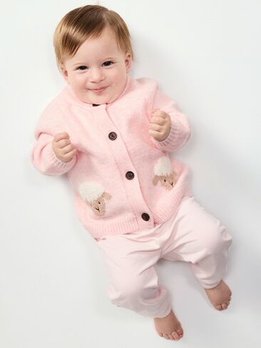 Old Navy Graphic Cardigan Sweater for Baby - Lamb in Kuwait