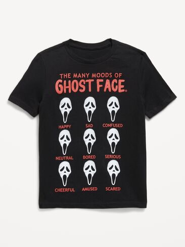 Old Navy Ghost Face™ Gender-Neutral Graphic T-Shirt for Kids - Black Jack in Kuwait