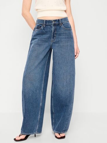 Old Navy The Arc Mid-Rise Barrel Jeans - Bella in Saudi Arabia