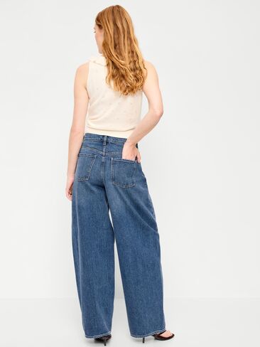 Old Navy The Arc Mid-Rise Barrel Jeans - Bella in Saudi Arabia