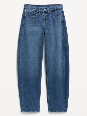 Old Navy The Arc Mid-Rise Barrel Jeans - Bella in Saudi Arabia