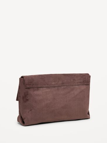 Old Navy Oversized Slouchy Clutch - Black Coffee in Kuwait