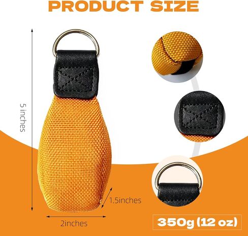Outdoor Throw Weight Bag 12oz for Rock Climbers Tree Climbing Caving Tool | Arborist Throw Weight Bag, For Tree Climbing, Rigging & Rope Setup, Tear-Resistant, For Tree Work in Saudi Arabia