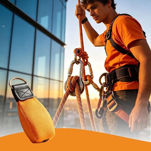 Outdoor Throw Weight Bag 12oz for Rock Climbers Tree Climbing Caving Tool | Arborist Throw Weight Bag, For Tree Climbing, Rigging & Rope Setup, Tear-Resistant, For Tree Work in Saudi Arabia