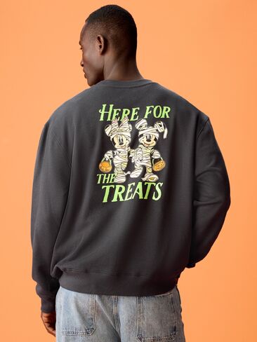 Old Navy Old Navy x Disney Mickey Mouse Oversized Crew Sweatshirt for Adults - Mummy in Kuwait